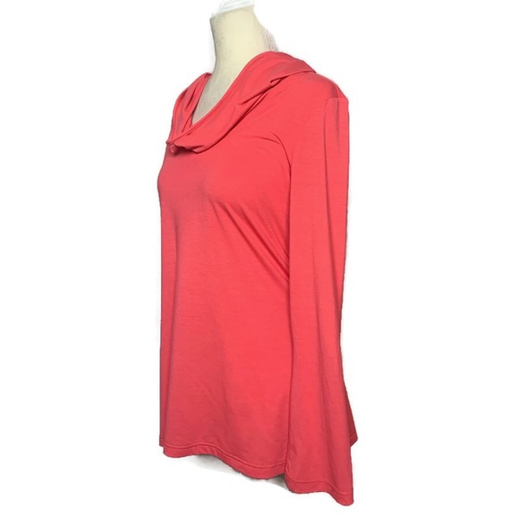 COLUMBIA | pink long sleeve top with cowl neck - Picture 4 of 7